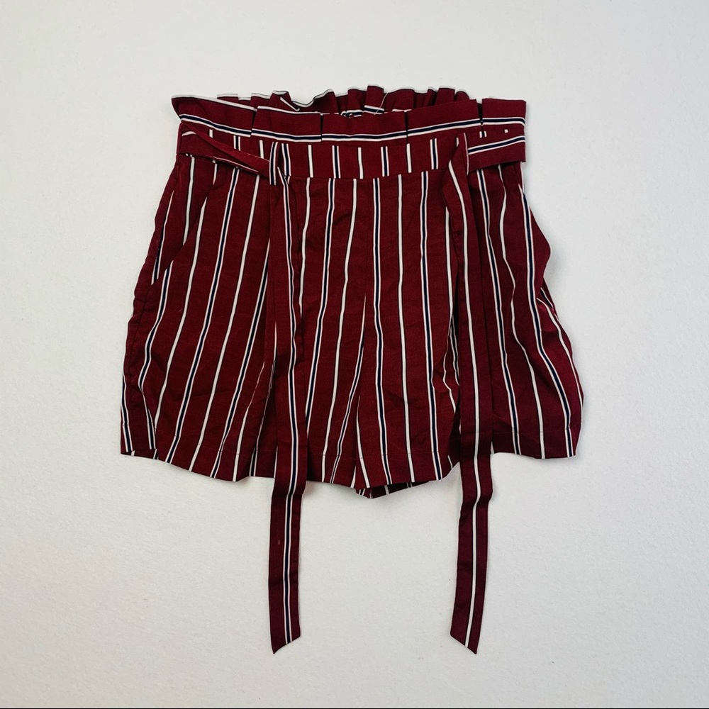 Vine and Love Sz L Striped Shorts